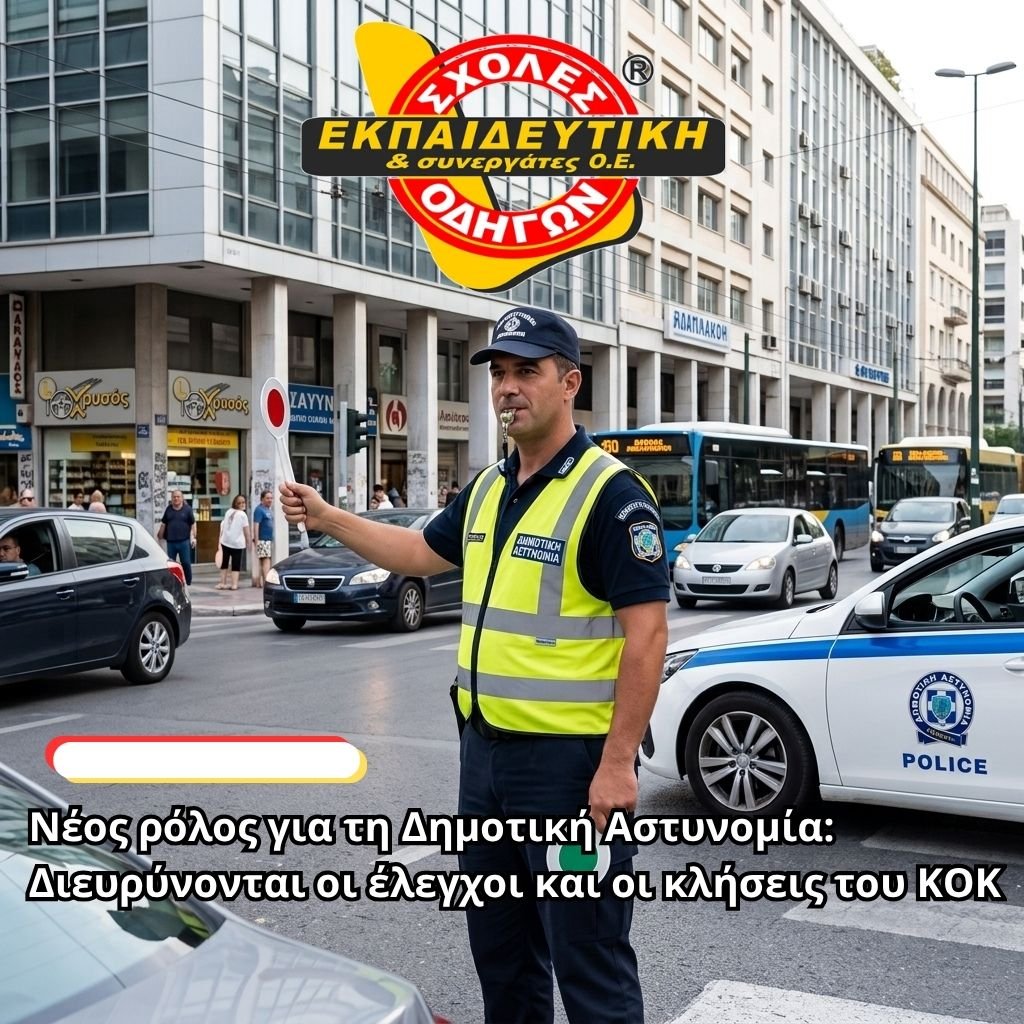Νεος ρολος για τη Δημοτικη Αστυνομια: Διευρυνονται οι ελεγχοι και οι κλησεις του ΚΟΚ
